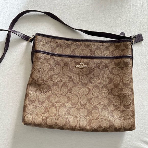 Coach Bags Coach Crossbody File Bag In Signature Canvas Poshmark